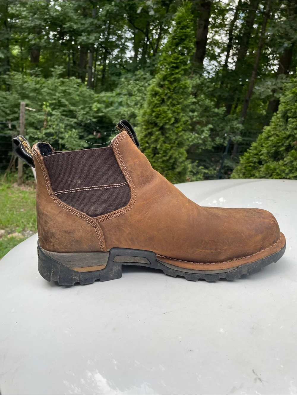 Georgia Boot Eagle One Waterproof Chelsea work boot Size 10.5 Wide Men’s